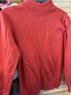 dressbar Ribbed Mock Neck Sweater Small